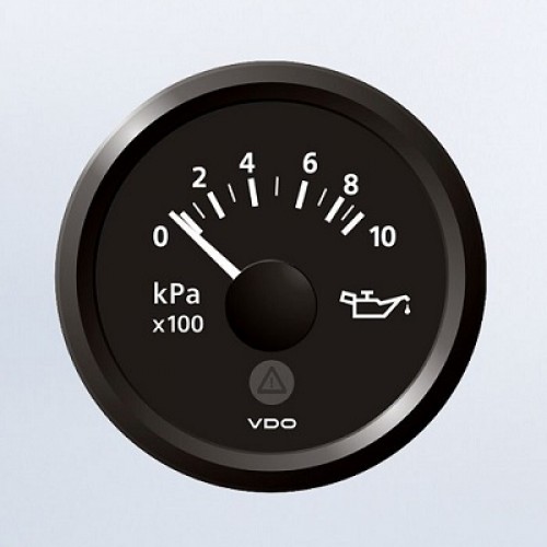 Притисок на моторно масло 0-1000 kPa, 10-184 Ω, Ø52 mm (една скала)