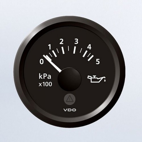 Притисок на моторно масло 0-500 kPa, 10-184 Ω, Ø52 mm (една скала)