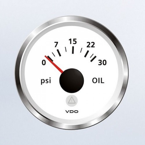 Притисок на моторно масло 0-30 psi, 10-184 Ω, Ø52 mm (една скала)