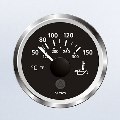 Мерач за температура на моторно масло 50 - 150°C/120 - 300°F, Ø52 mm (две скали)