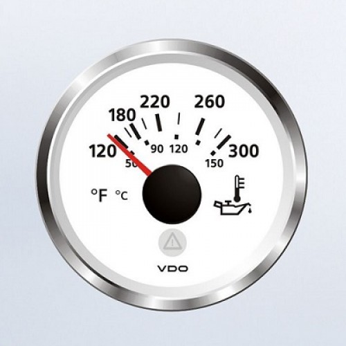 Мерач за температура на моторно масло 120 - 300°F/50 - 150°C, Ø52 mm (две скали)