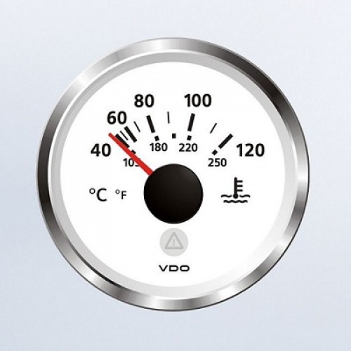 Мерач за температурата на течноста за ладење 40 - 120°C / 105 - 250°F, Ø52 mm (две скали)